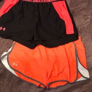 Two under armor shorts